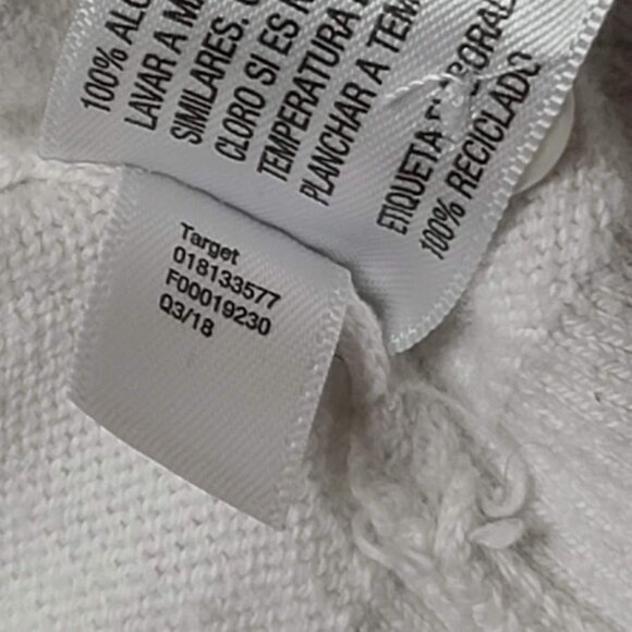 A New Day Sweater Womens Small White Button Knit Cardigan - Picture 6 of 9